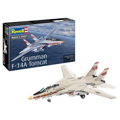 Revell 1/144 Американский палубный истребитель Grumman F-14A Tomcat Пластиковая модель 03782 Сборная модель военного истребителя