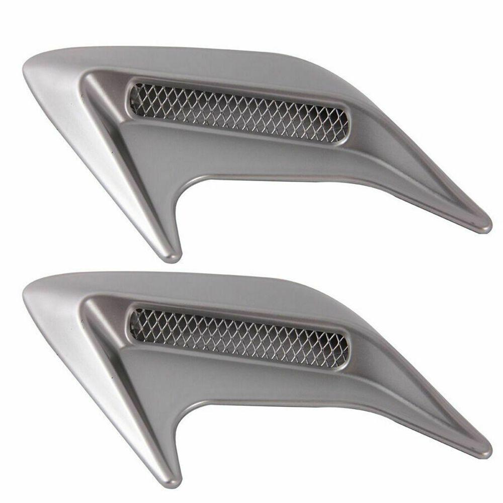 1 pair Hood Auto Shark Gill Air Inlet Simulation Side Vent Car Stickers