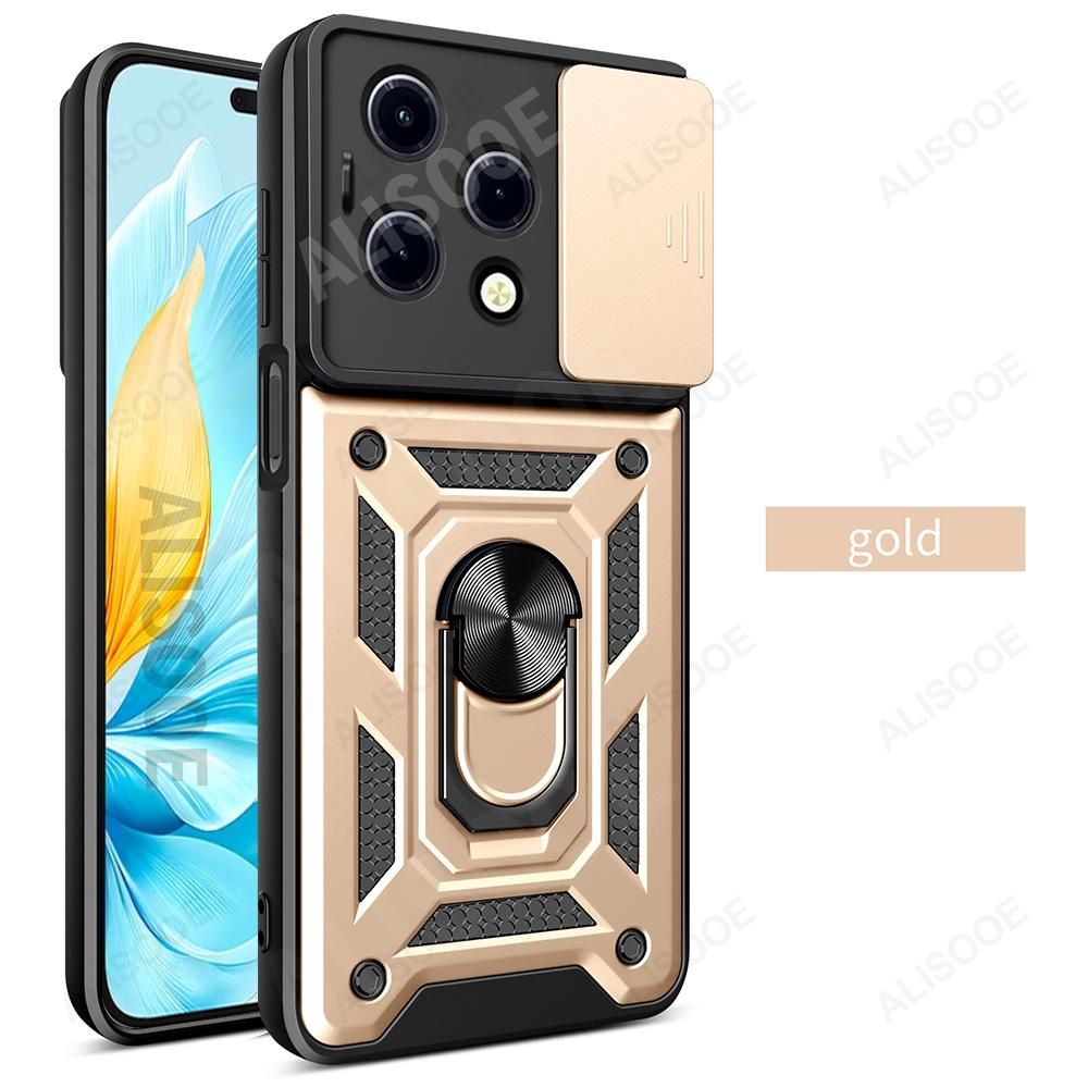 Slide Camera Funda для Honor 200 Lite Чехол Push Lens Ring Stand Защитный чехол для Honor 200 Pro 200 Lite 5G Противоударный чехол