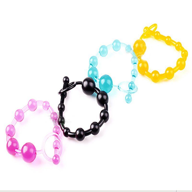 Бусы сексуальная цепь оргазм влагалище Plug Play Pull Ring Ball Jelly Анальный инструмент унисекс