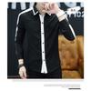 Men S Short Sleeve Striped Loose Fit Casual Shirt For Young Men