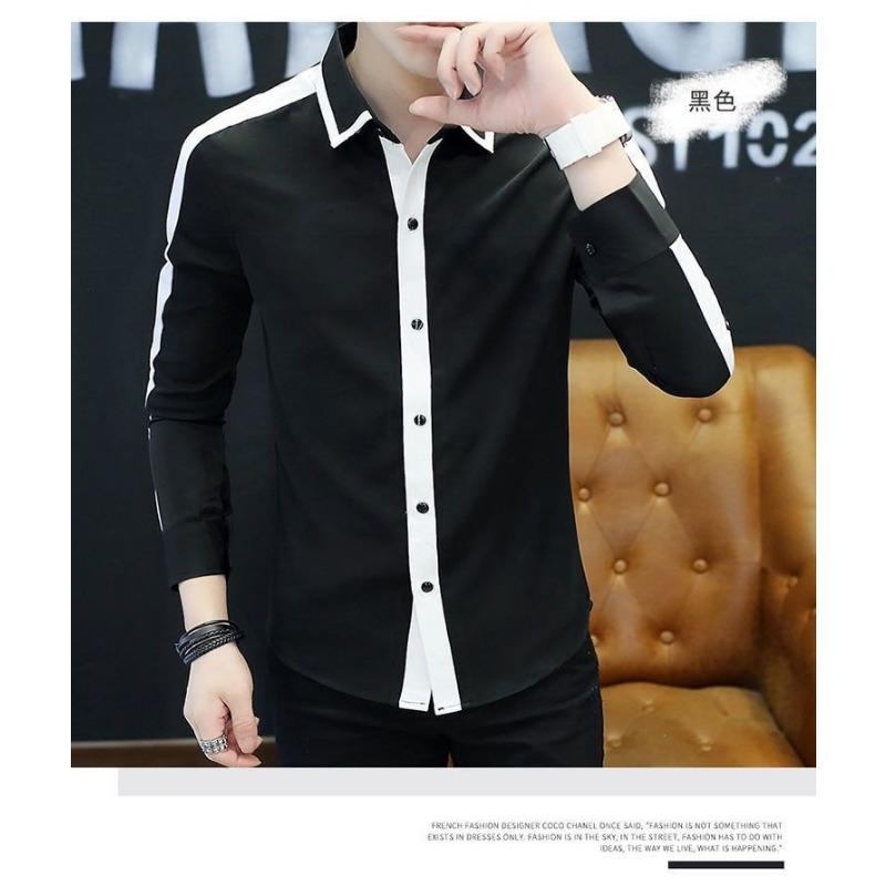 Men S Short Sleeve Striped Loose Fit Casual Shirt For Young Men