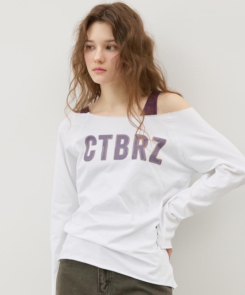 CITYBREEZE Ctbrz Boat Neck Long Sleeve T-Shirt_White