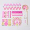 PVC DIY Craft Material Kit Pagoda Hanging LED Lantern DIY Material Bag Handheld Lantern  Kids