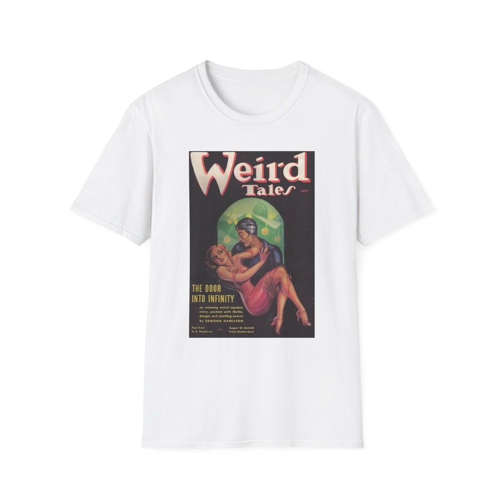 Weird Tales Ccomic Book Cover T-Shirt, Unisex Retro Tee, Gift 1930s