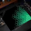 Gamer Soft Office XS Table Mat Geometry Mousepad Non-slip Carpet Green Hexagon Portable Computer Keyboard Accessories Mouse Pad
