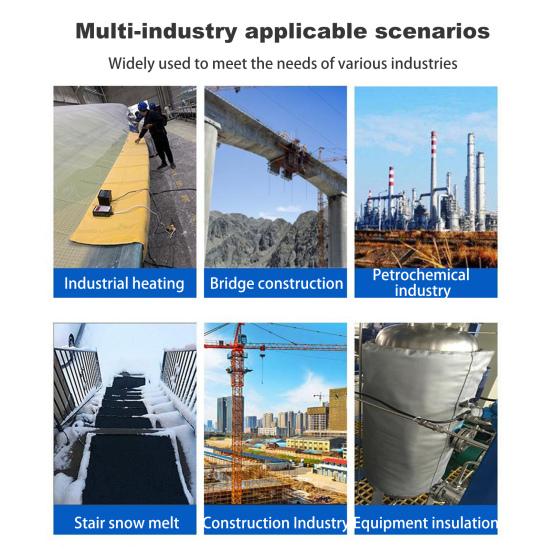 3 шт. электрические подогреваемые коврики для снеготаяния нескользящие энергоэффективные безопасные в использовании универсальные снег лед