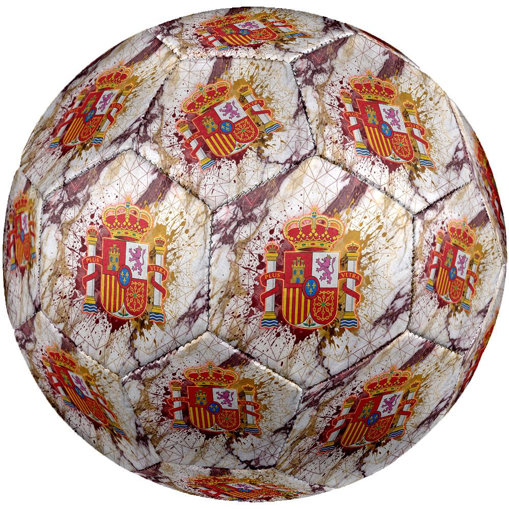Spanish Heraldry Size 5 Soccer Ball Machine Sewn Indooroutdoor Training And Matches Ideal For Soccer Enthusiasts Birthdaychristmas Wedding Party