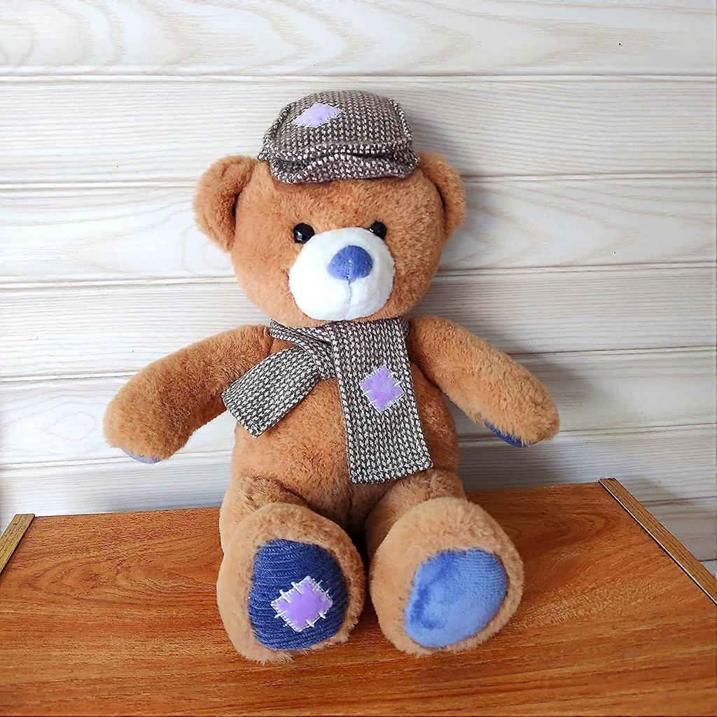 Cute Teddy Bear Stuffed Animal Plush Toys for Kids 14 inch Adorable Soft Plushies Gift for Boys Girls Girlfriend Valentine's Day Birthday Toddlers Roo