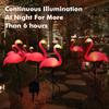 Solar Flamingo Light Garden Ornament Outdoor Waterproof Lawn Lamp Landscape Yard Light Patio Walkway Decoration Party Supplies