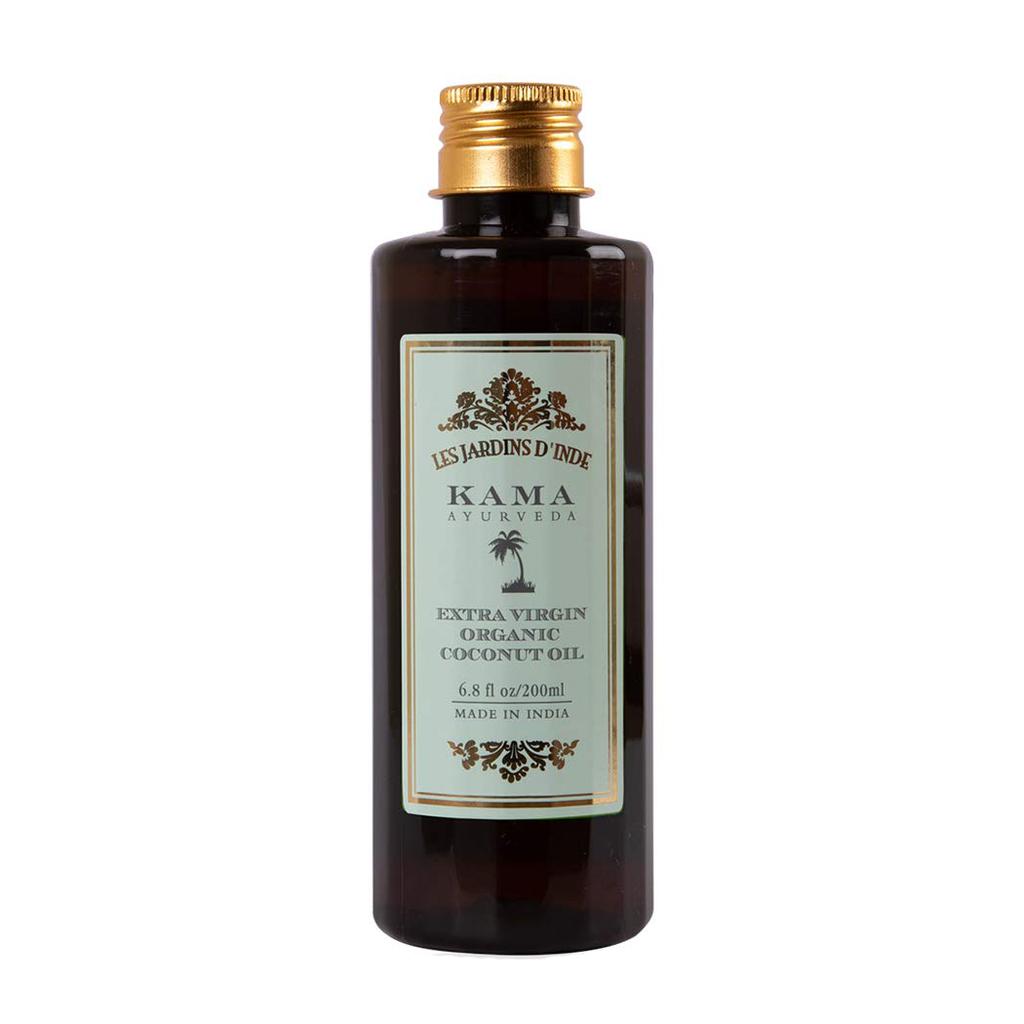 Органическое Кокосовое масло первого отжима (200 мл), Extra Virgin Organic Coconut Oil,  Kama Ayurveda