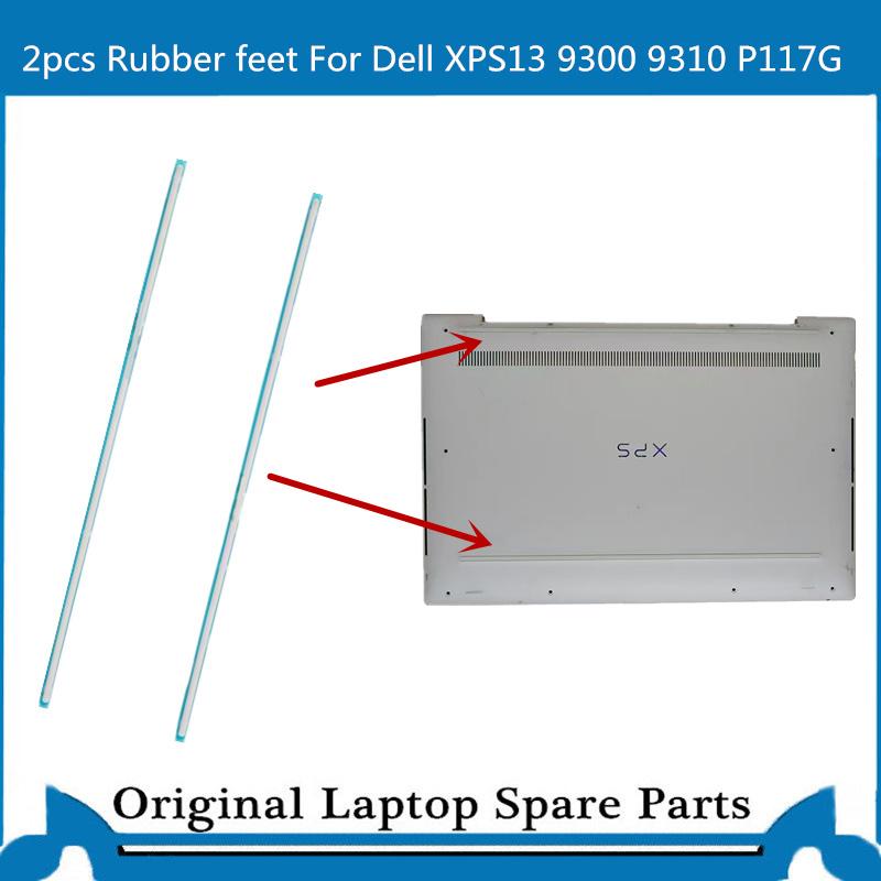 2 шт. Новые резиновые ножки для Dell Xps 13 9300 9310 P117G, ножки корпуса D, белые, с клейкой основой