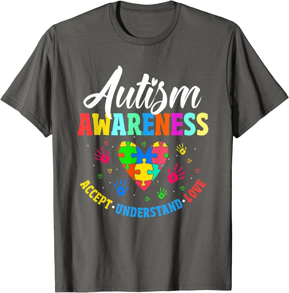 Autism Awareness Accept Understand Love Support Gift Unisex T-Shirt
