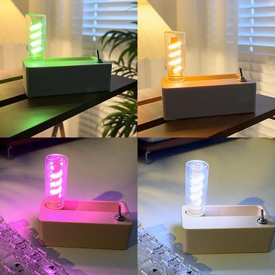 1 шт. Diy кемпинговый светильник светодиодный гибкий ретро-лампочка атмосферная лампа ночник спальня окружающий свет
