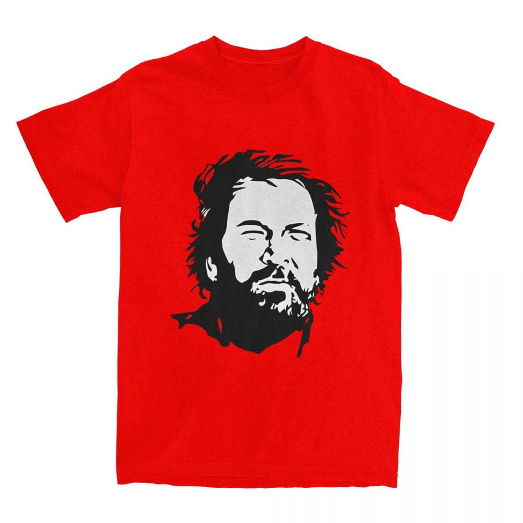 Футболка Bud Spencer Мужская Итальянский Актер Классические Хлопковые Футболки Летние С Круглым Вырезом Хипстерские Футболки Дропшиппинг Оверсайз Одежда