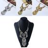 Ethnic Style Simulation Gemstone Decoration Women Necklace With Tassel Design For Spring Trend Followers