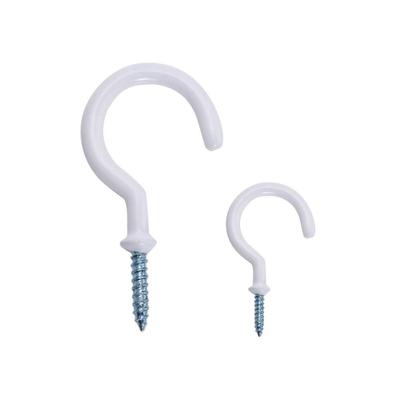 10 шт. Прочный ввинчивающийся держатель Домашнее хранение Настенные потолочные крючки Крючок для кружек Крючки для чашек