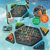 New Geometry Chain Chess Puzzle Triangle Chess Desktop Game Rubber Band Training Family Interaction Exercise Thinking Toys Gifts