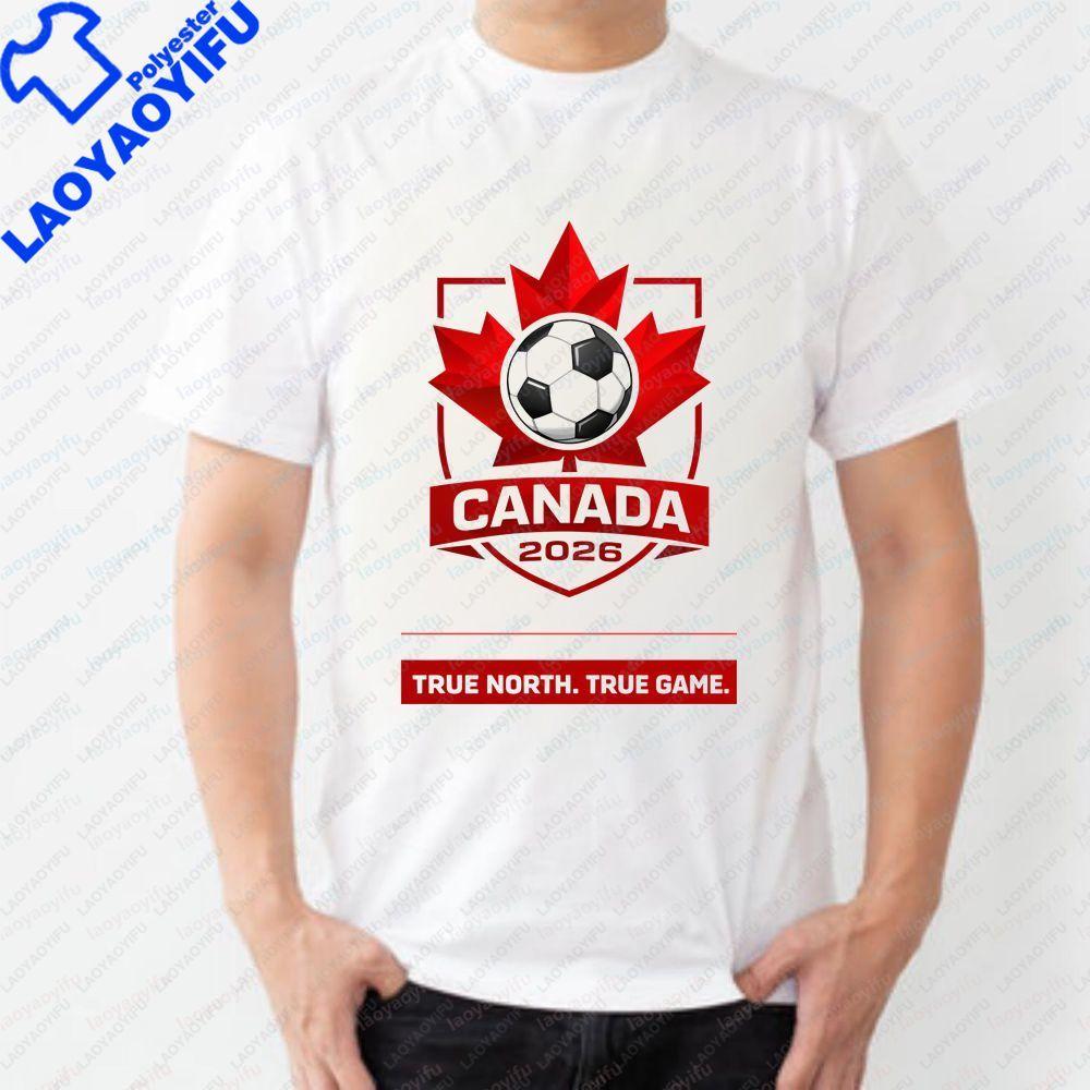 2026 Canadian Football - Summer Leisure Trend Multi-Purpose Short-Sleeved Unisex's and WoUnisex's Universal Round-neck T-Shirt