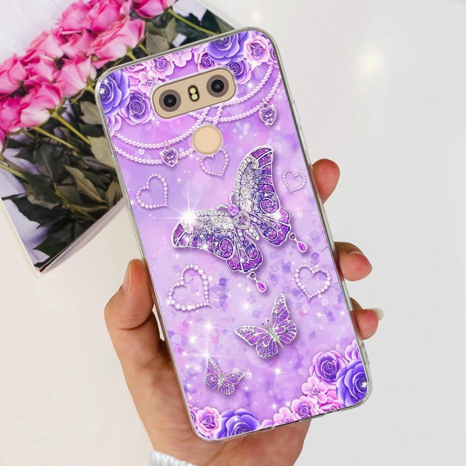 Красивый Расписной Чехол Для LG G6 G6+ H870 LS993 VS988 LGM-G600L Мягкий Силиконовый ТПУ Задняя Крышка Для LG G6 Plus G6plus Чехлы Для Телефона