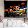 Lando-Norris Print Tapestry, Backdrop, Easy Setup, Ideal for Bedroom, Office & Living Room, with Aesthetic Wall Hanging Decor.