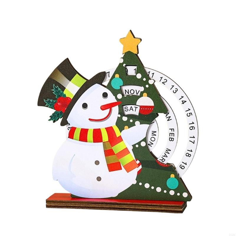 Permanent Oaken Christmas Clock Calendar Toss Number Hurdles Arrival Deck For Telecommute Decoration