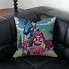 Anime Welcome To Demon School Irumakun Cushion Cover Pillow Case Antidustmite Invisible zipper silky plush cushion