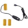 USB 5V на 1.5V 3V 4.5V C-размерный кабель-провод для устранения виртуальной батареи, USB-преобразователь, провод для светодиодной подсветки, прибора