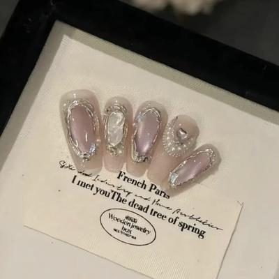 Чисто ручная фототерапия носимые планшеты для ногтей Сомали носимые готовые изделия многоразовые пластыри для ногтей