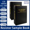 4250 ШТ 8500 ШТ 0201 0402 0603 0805 1206 1% SMD Резистор Книга образцов Набор ассортимента резисторов 0 Ом ~ 10 МОм 170 номиналов по 25 шт. 50 шт.