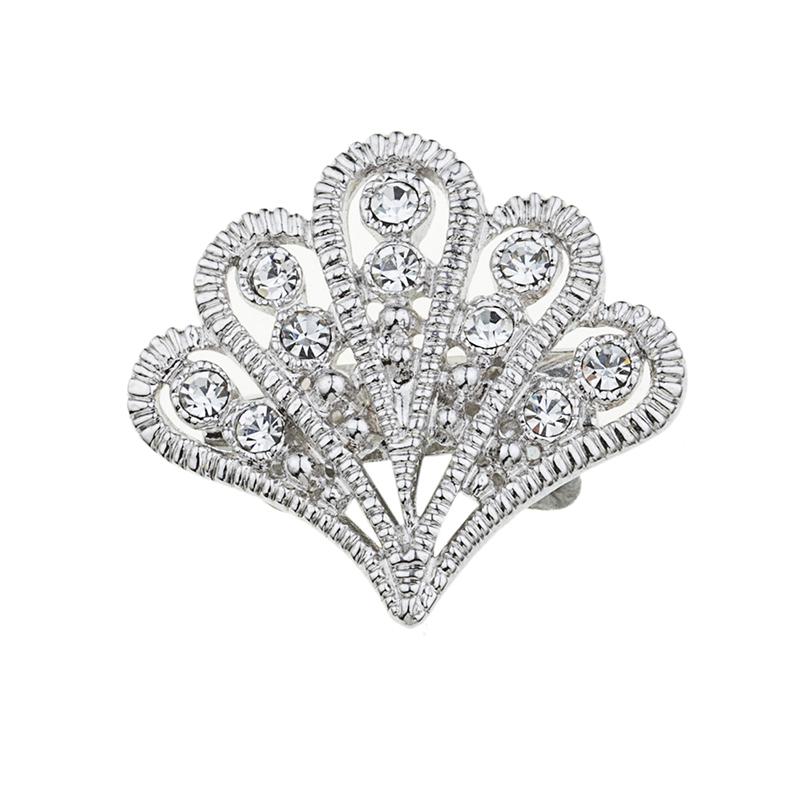 1PC Brooch Women Brooch Pin Rhinestone Crystal Wedding Elegant Fashion Accessories