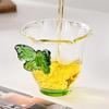 80ml Butterfly Glass Cups Clear High Borosilicate Glass Heat-resistant Tea Wine Cup Creative Coffee Mug Drinkware Festival Gifts