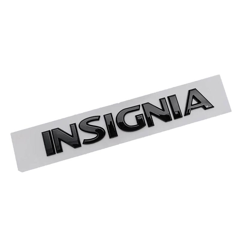 ABS INSIGNIA Badge Car Body Trunk Fender Adhensive Emblem 3D Decal Sticker For Opel Vauxhall Insignia GTC OPC Styling