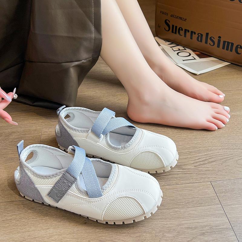 Новые женские туфли на плоской подошве, сетчатые, Mary Janes, спортивные, летние, теннисные, брендовые сандалии, повседневные, дышащие, кроссовки для бега, Zapatos Mujer