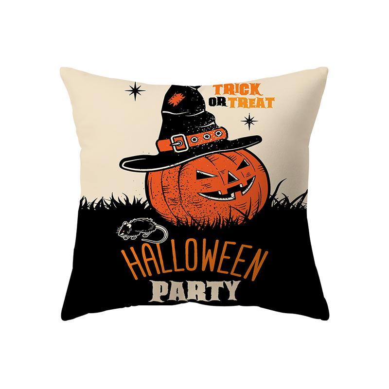 Наволочка с тыквой алфавитом, тема Хэллоуина, наволочка для дивана, стула, кровати, домашний декор