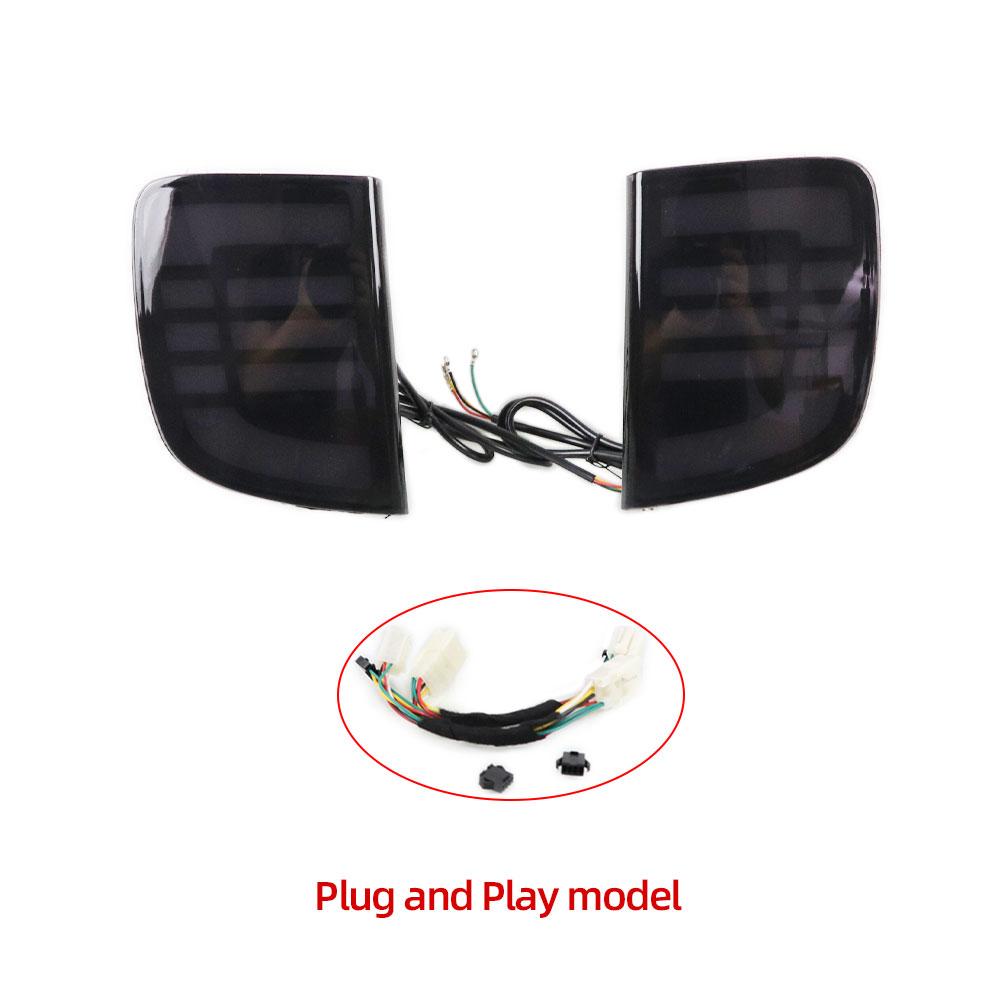 Car LED Taillight Rear Bumper Reflector Lamp For Toyota Land Cruiser LC200 2008 - 2015 Brake Light turn signal fog lamp