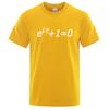 Unisexs High Quality Tshirt Cotton Blend Funny Mathematical Design Print Summer Casual Loose For Unisex Tshirt Male Hip Hop Tops
