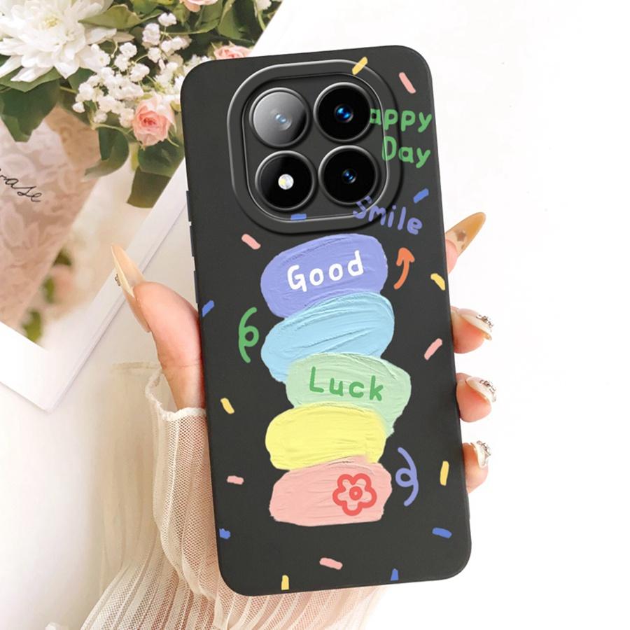 Чехол для Xiaomi Redmi Note 14 Pro Plus 14Pro 4G Мягкий силиконовый чехол Цветок Вишня Чехол для телефона Для Redmi Note14 14Pro+ Coque Funda