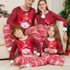 Christmas Parent Child Family Set Home Furnishings Christmas Pajamas Two Piece Set
