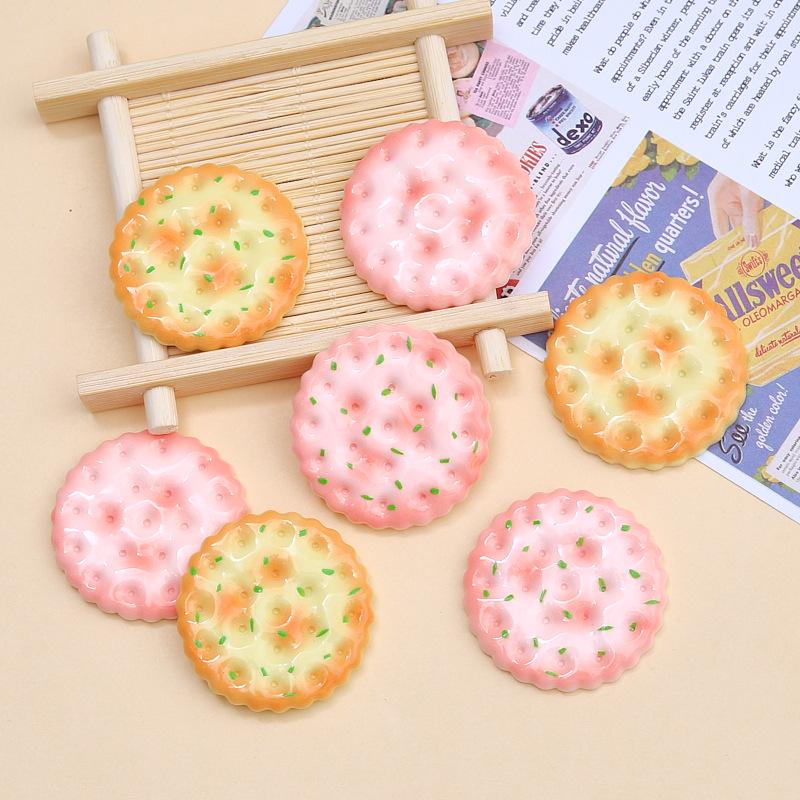 Мультяшные DIY смоляные аксессуары: Крем-клей, Заколки для волос, Подвески для обуви Crocs, Печенье «Зеленый лук»