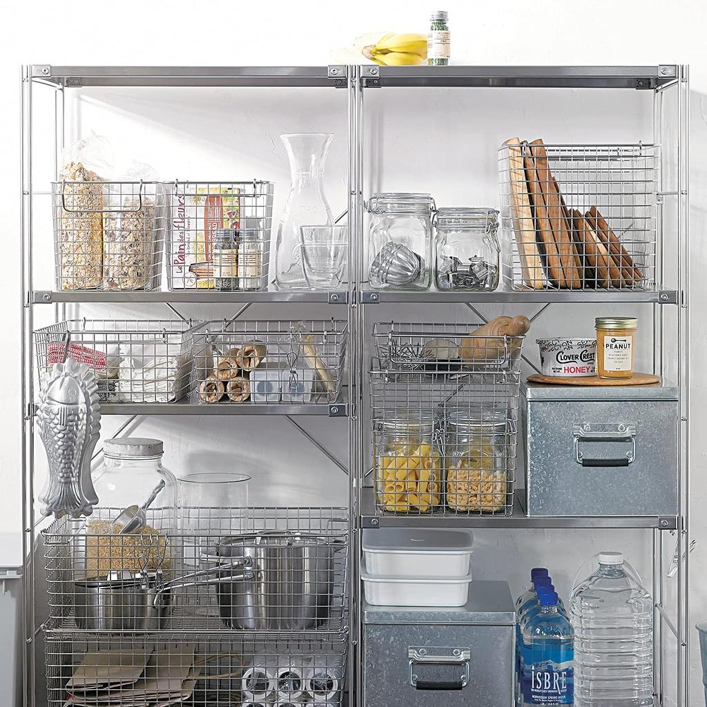 MUJI Stainless Steel Wire Basket 4 Width 37 X Depth 26 X Height 18cm 44831496 Approx.