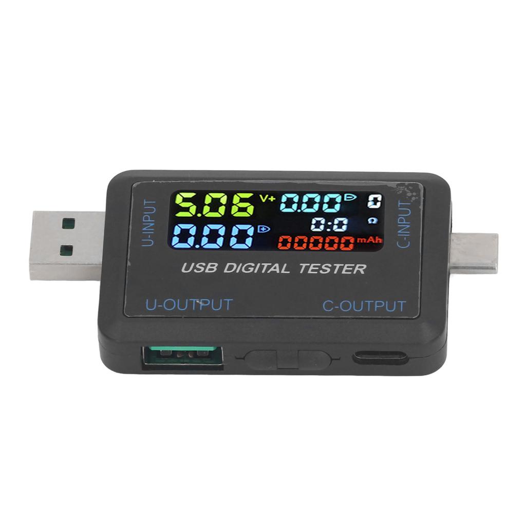 USB-тестер-мультиметр Многофункциональный Тип C Напряжение Ток Емкость Энергия Мощность Тестер 5?36V