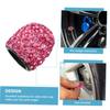 TINEASUR 4pcs Valve Caps Rhinestone Valve Stem Cover Steering Wheel Cover Tire Cap Car