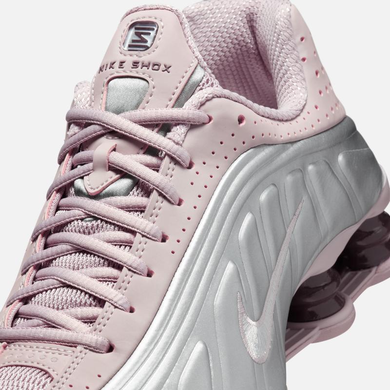 Nike Женские дышащие кроссовки на воздушной подушке с высоким каблуком для лета, амортизирующие, фитнес-обувь - NIKE SHOX R4 AR3565