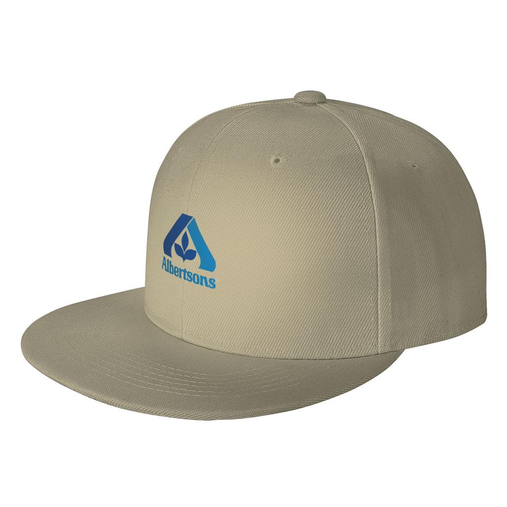 Fashion Albertsons logo Flat Brim Sun Hat Covering Face Without Makeup Cap