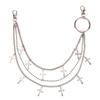 Layered Punk Chain On The Jeans Pants For Women Metal Key Chains Belt Waist Chain Jewelry Accessories Trousers Keychain