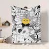 1pc Lemon Head Blanket Warm, Cozy, And Soft, Suitable for Sofas, Beds, Cars, And Office Use.Perfect for Camping And Travel, Making It a Great Gift for