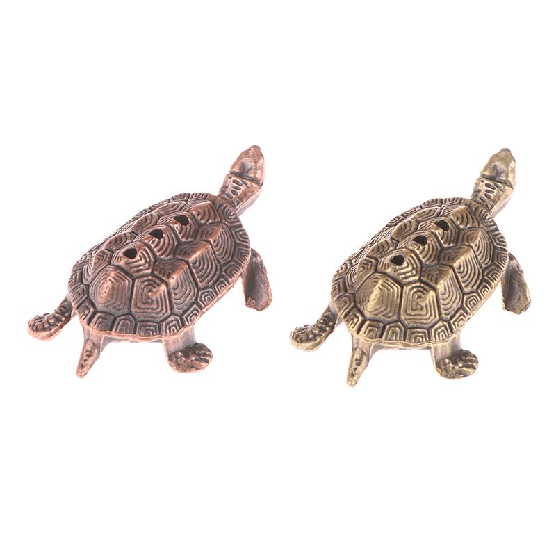 Портативная курильница, мини-металлическая черепаха, ароматическая палочка, горелка для животных, подставка для благовоний, аксессуар для чайного домика, домашний декор