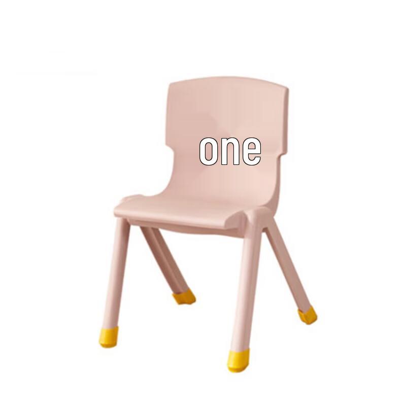 Qicaijiang Kids Thickened Plastic Cartoon Backrest Chair