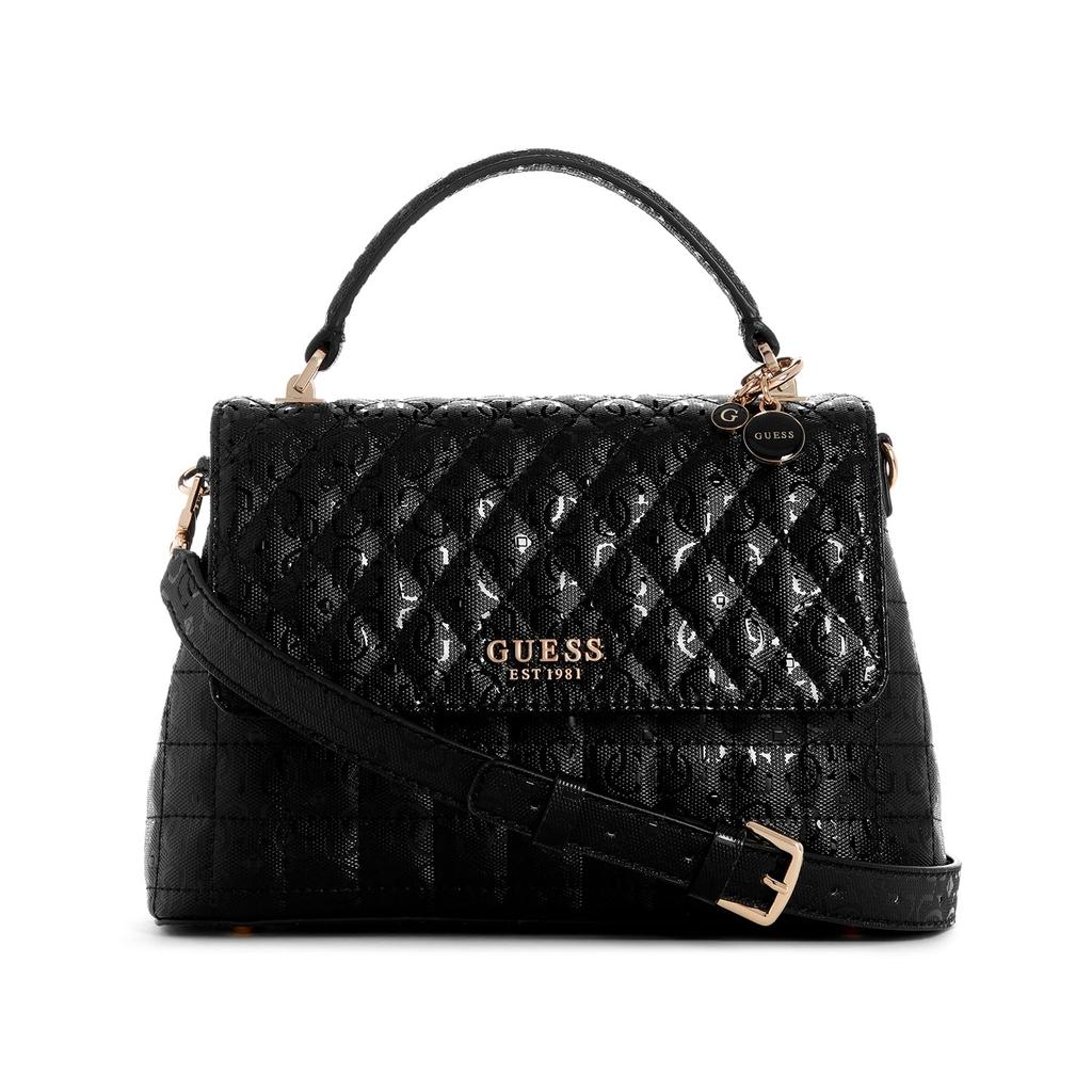 Guess YARMILLA TOP HANDLE FLAP BLA Handbag